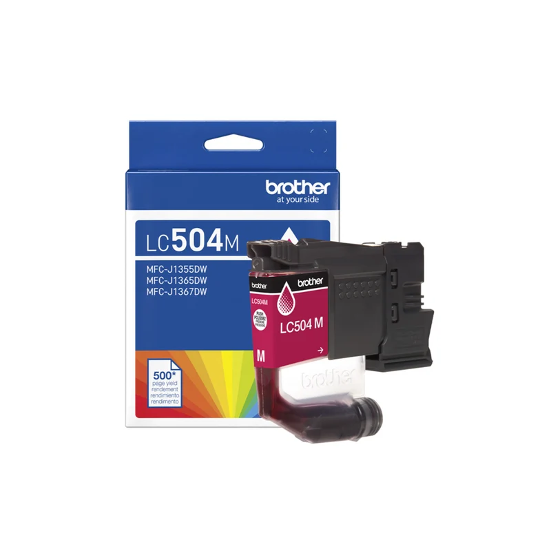 Brother Genuine LC504MS Ink Cartridge - Standard Yield - Magenta