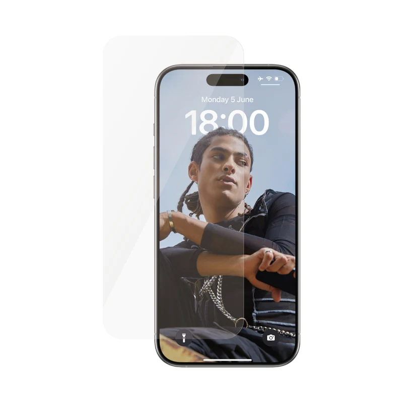 PanzerGlass SAFE Screen Protector for iPhone 15 Pro - Clear