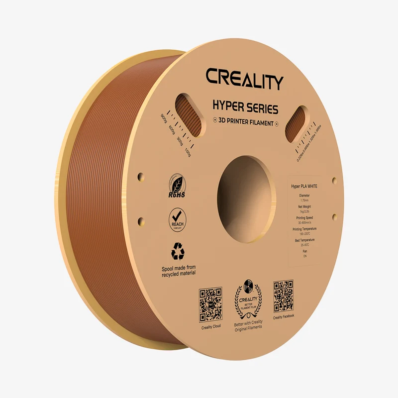 Creality HypeRPLA 3D Printing Filament - 1 kg - Brown