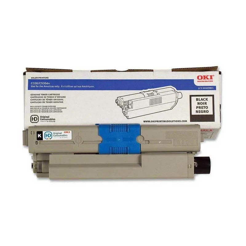 Okidata 44469801 (C330/530) OEM Toner - Standard Yield - Black