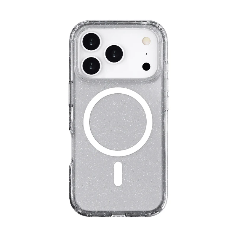 TUFF8 Glitz Clear Mag Case for iPhone 17 Pro - Clear