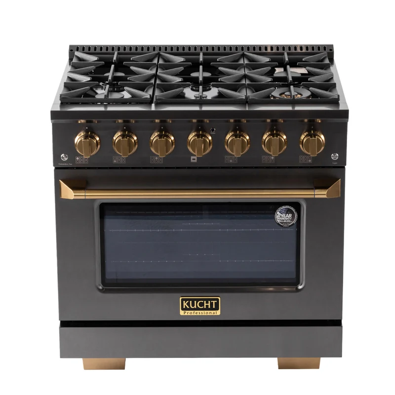 Kucht 36" KEG Series Pro Style Gas Range - Gemstone