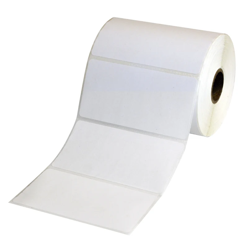 SPC - Étiquette Adhésive Perforée De Bureau Thermique Directe - 4 po x 2 po - Noyau de 1 po - Paquet de 700