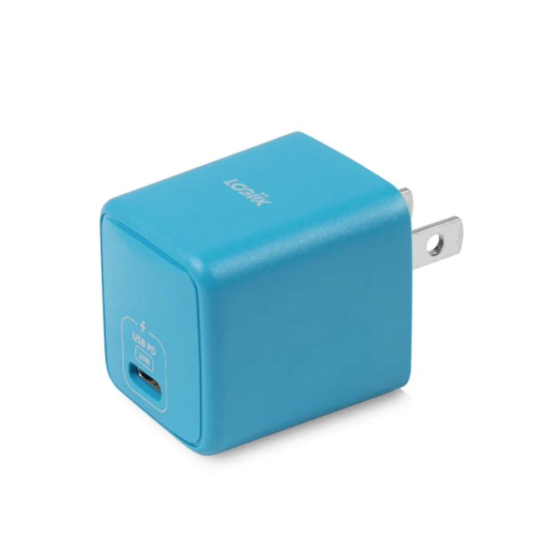 LOGiiX Power Cube Mini 30W PD Wall Charger (2022) - Turquoise