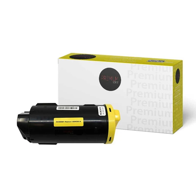 Premium Tone - Cartouche de toner Xerox 106R03918 - Très Haut rendement - Jaune