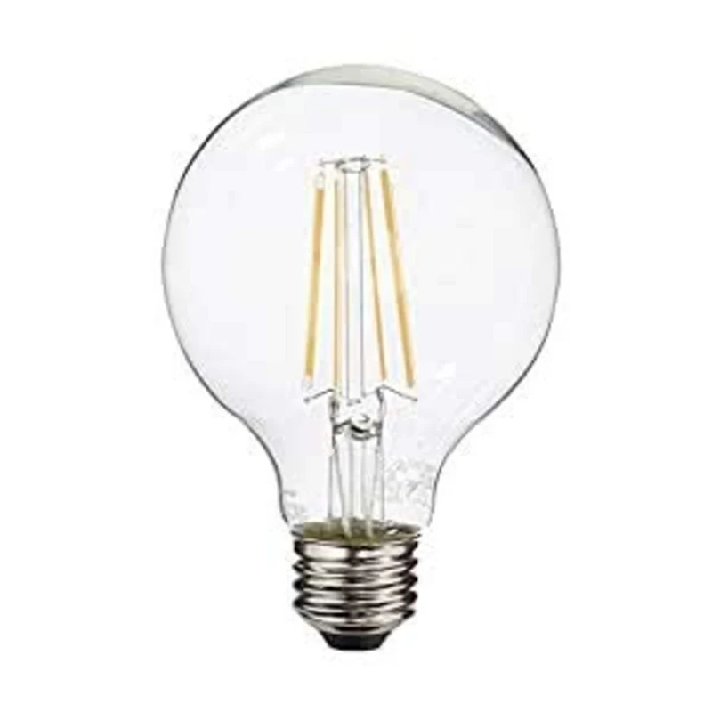 Northern Stars LED Light Bulb LE-7G25/850 5000K 120V 7W E26 800 to 60W - Clear - 2 Pack