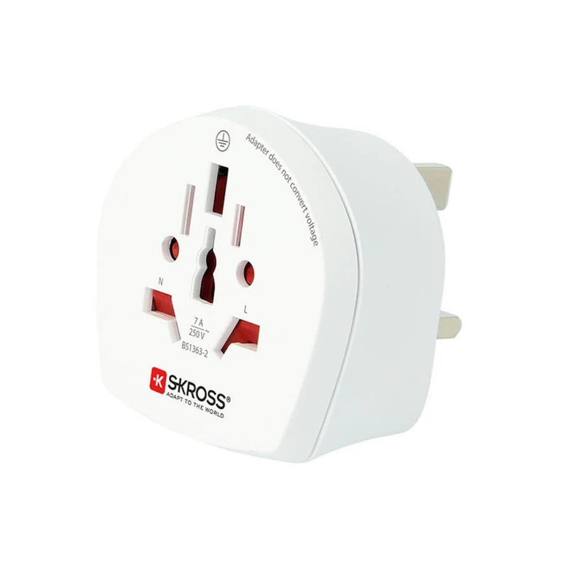 SKROSS World to USA Travel Adapter - White