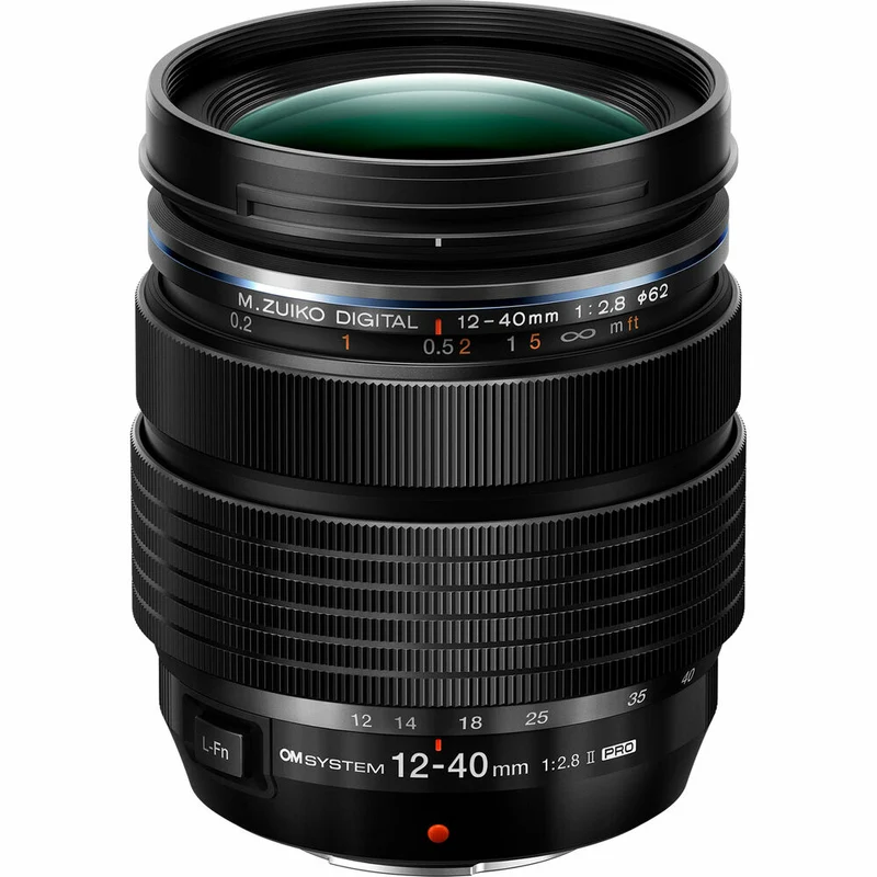 OM System M. Zuiko 12-40mm f2.8 PRO II Lens - Black