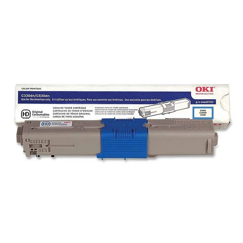 Okidata - 44469703 (C330 / 530) OEM Toner - Rendement Standard - Cyan