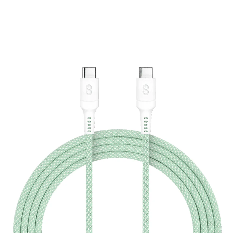 LOGiiX - Vibrance Connect 100W USB-C vers USB-C - Vert