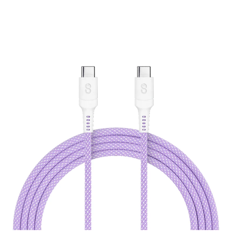 LOGiiX - Vibrance Connect 100W USB-C vers USB-C - Violet