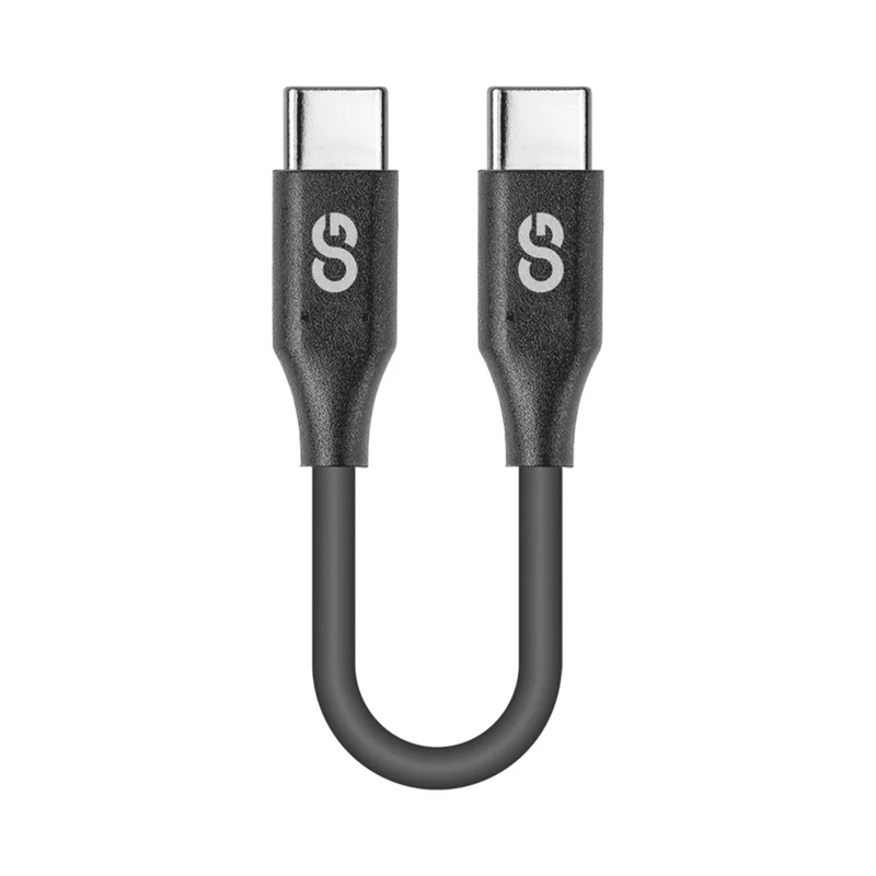 LOGiiX - Sync & Charge USB-C vers USB-C - 15cm - Noir