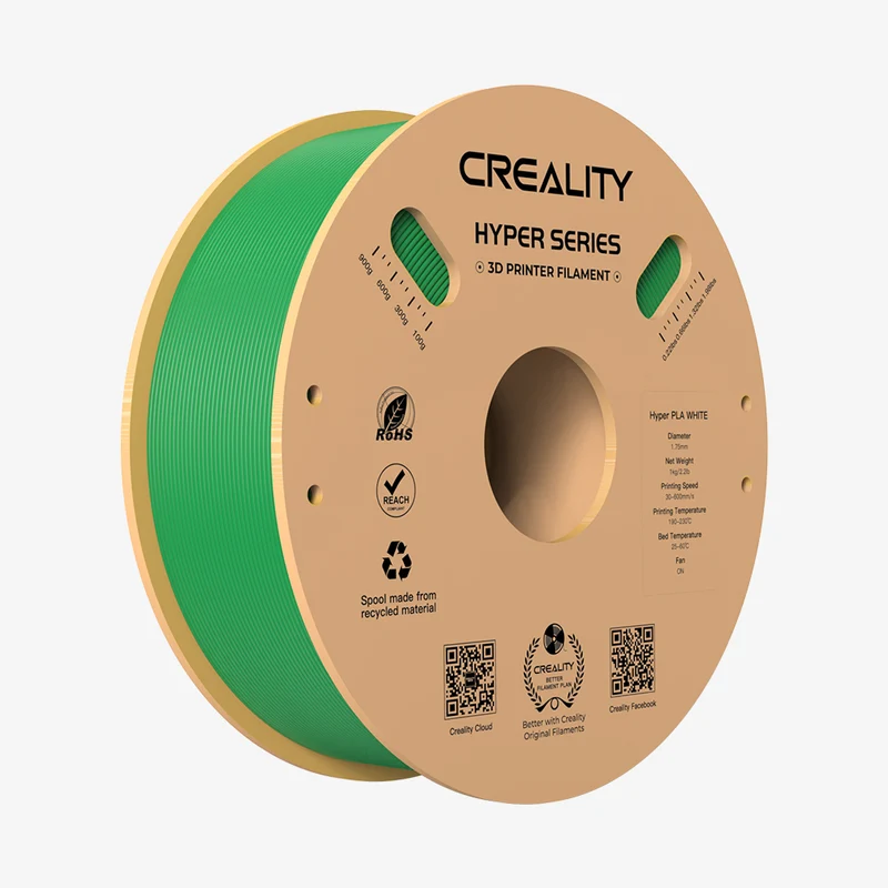 Creality HypeRPLA 3D Printing Filament - 1 kg - Green