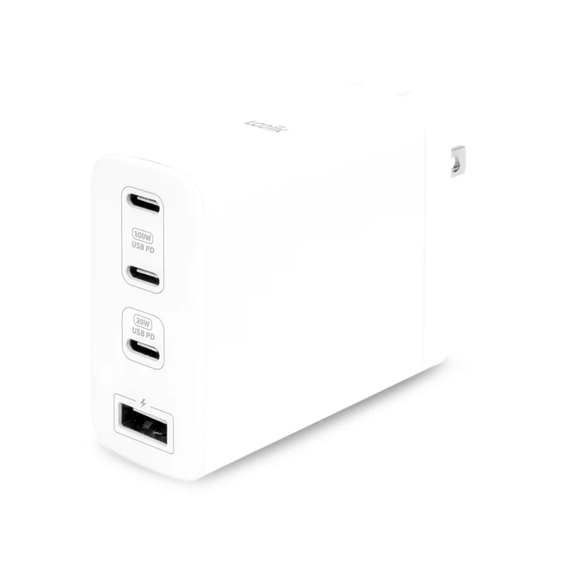 LOGiiX Power Plus 100W XL Wall Charger - White