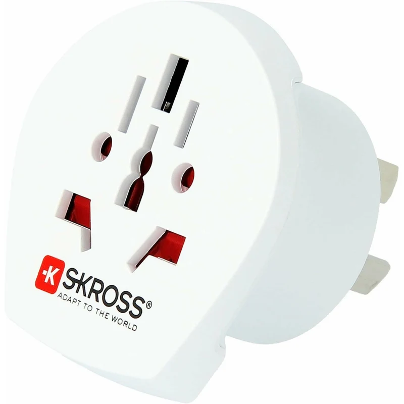 SKROSS World to Australia/China Travel Adapter - White
