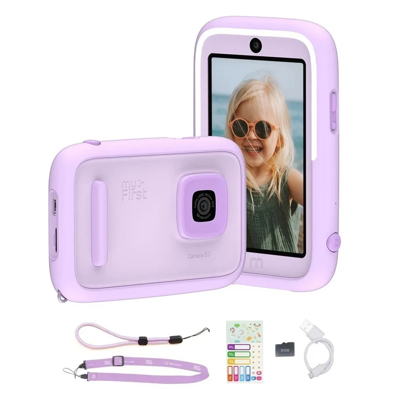 myFirst - Camera 50 Appareil photo numérique avec Éditeur IA - Violet