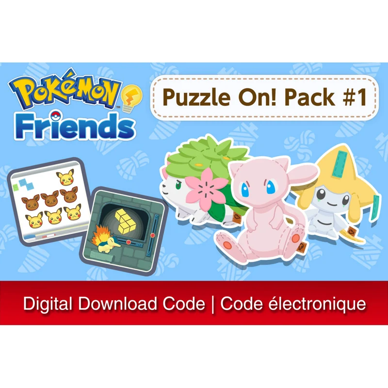 Pokemon Friends Puzzle On! Pack #1 for Nintendo Switch [Digital Download]