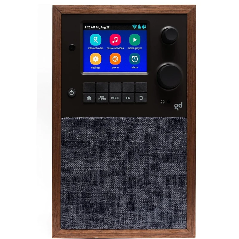 Grace Digital Mondo Elite Alto Smart Internet Radio - Bluetooth - Walnut