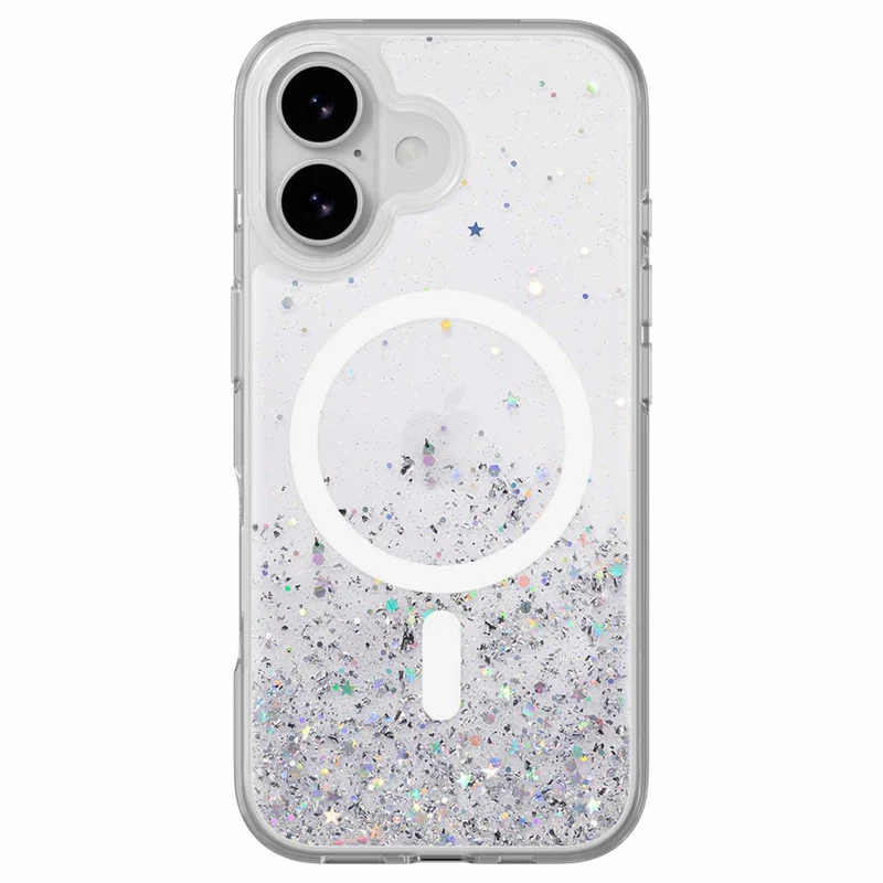 SwitchEasy Starfield 3D Compatible with MagSafe Case for iPhone 17 - Transparent