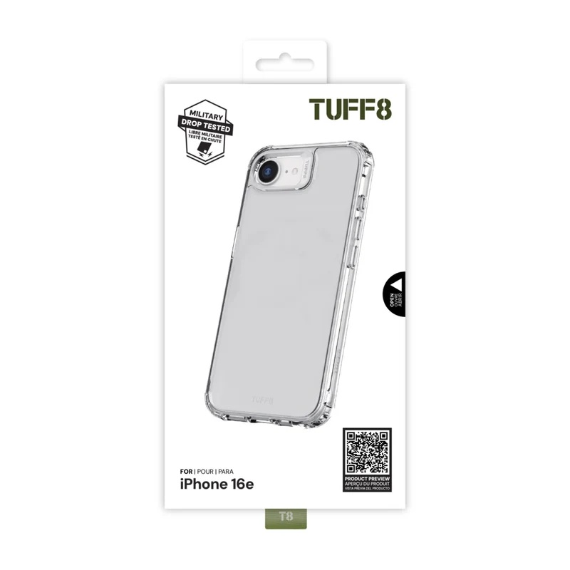 TUFF8 - iPhone 17E/16E - Étui robuste
