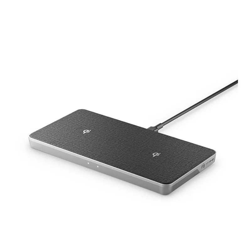 ALOGIC - Station de charge sans fil 3-en-1 Ultra Power - Double charge sans fil avec sortie de charge USB-A