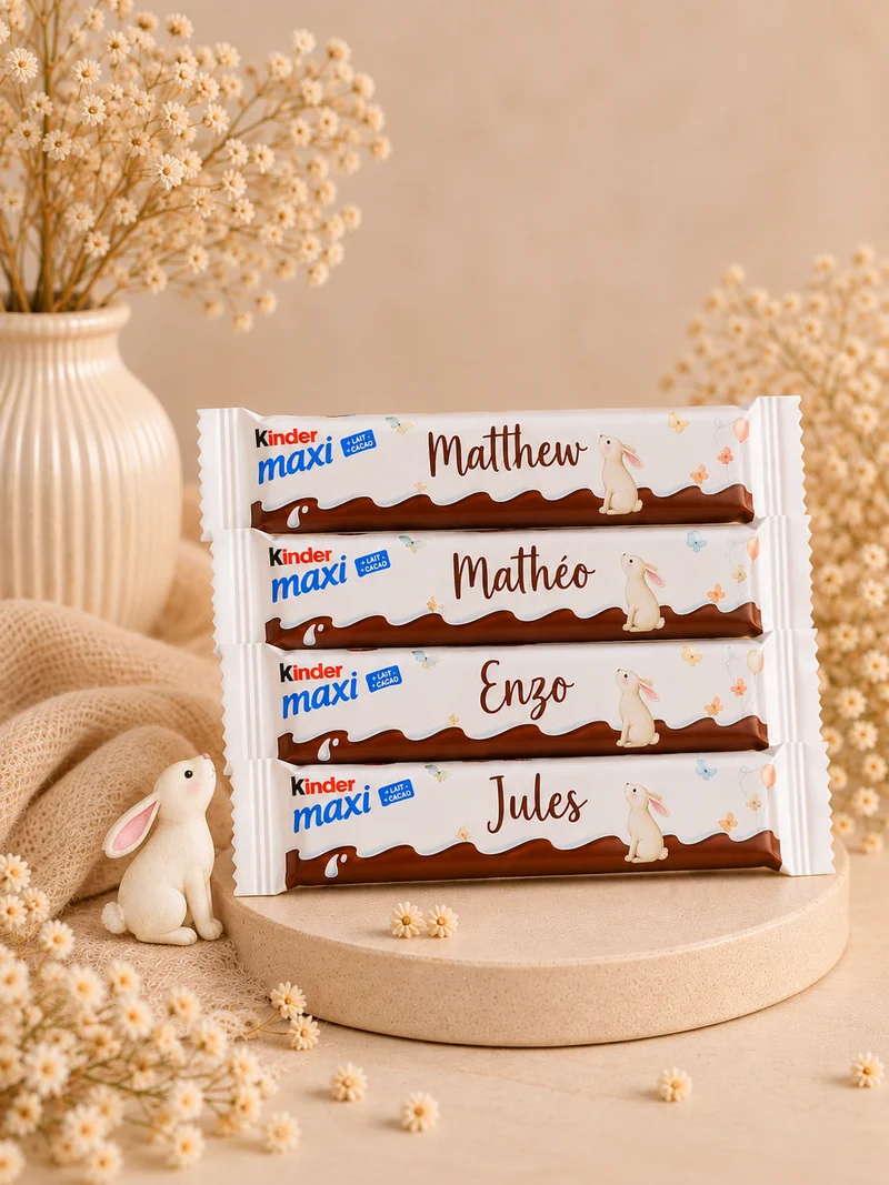 Kinder Maxi personnalisé avec prénom