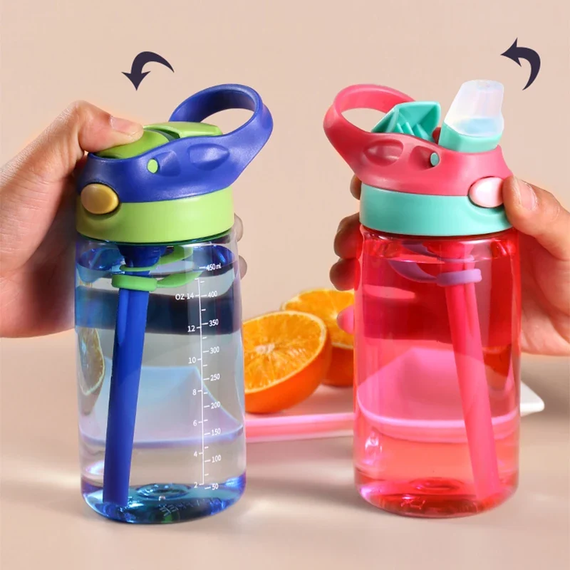 Gourde Enfant - Sport 480 ml avec paille intégrée