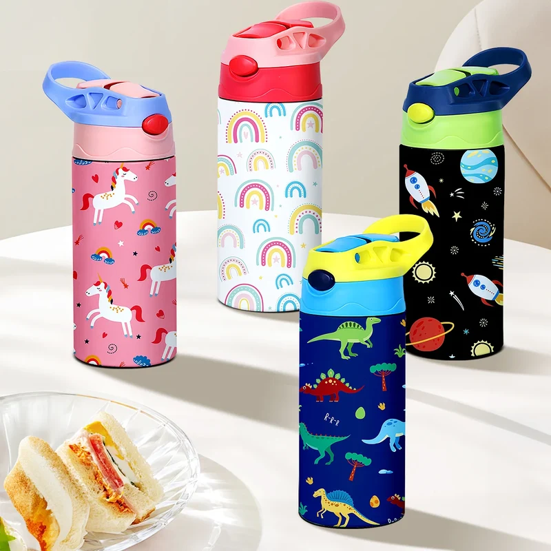 Gourde Enfant Isotherme - Cartoons 350 ml