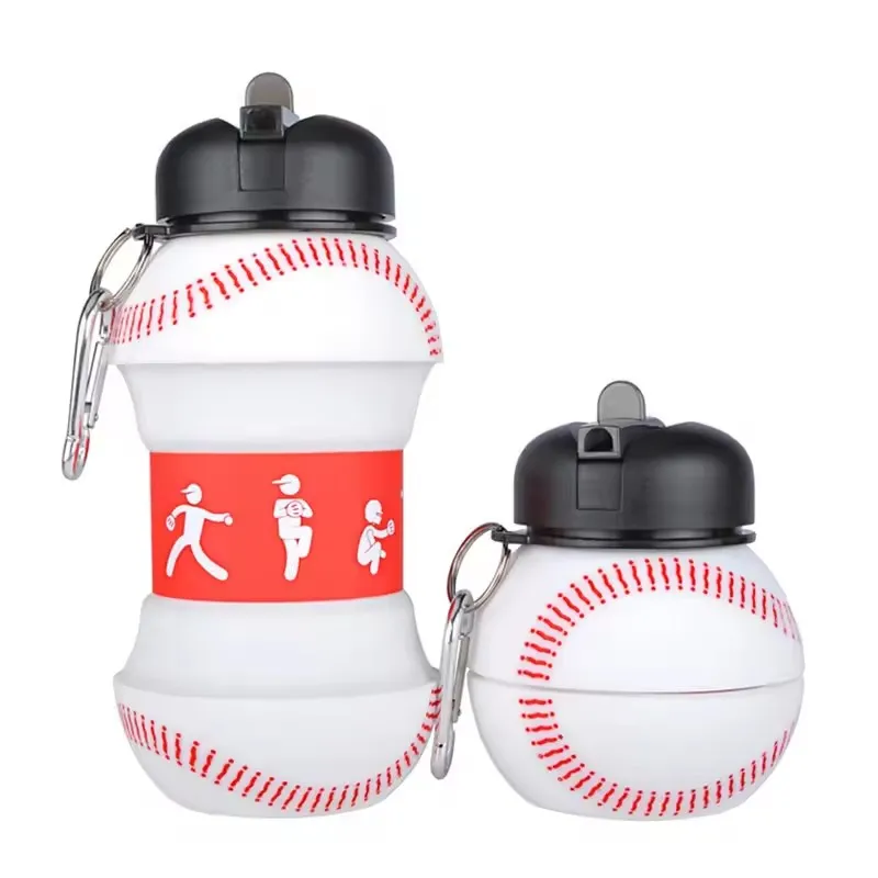 Gourde enfant pliable en silicone 550 ml
