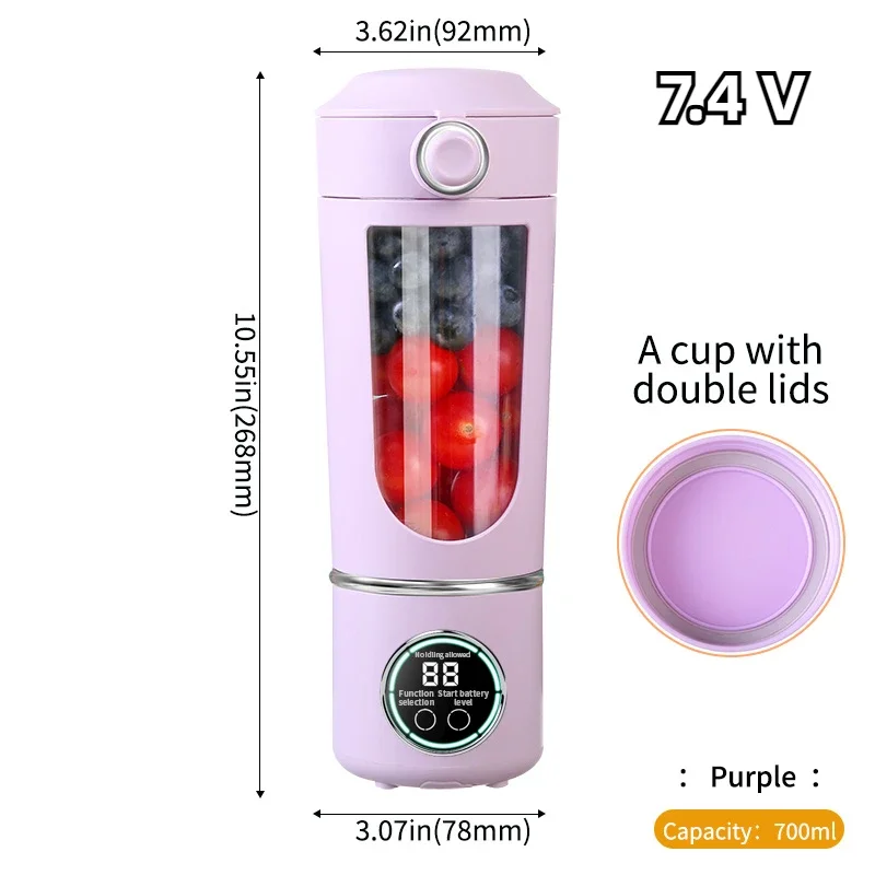 Blender portable 700 ml à 12 lames