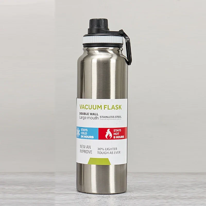 Gourde de sport en inox 600 ml à 1 L isotherme