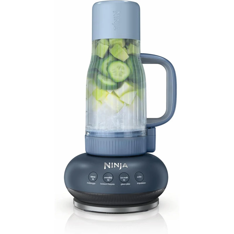 Ninja - Blender Ninja BlendBOSS avec gobelet de voyage de 770 ml et paille amovible - Cyberspace