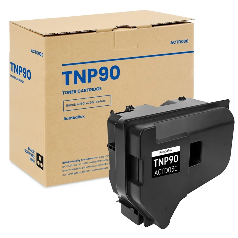 CET Konica Minolta Bizhub 4050i/4750i/4700i/ 4051i/4751i/4701i TNP90/91 Toner Cartridge - Standard Yield - Black