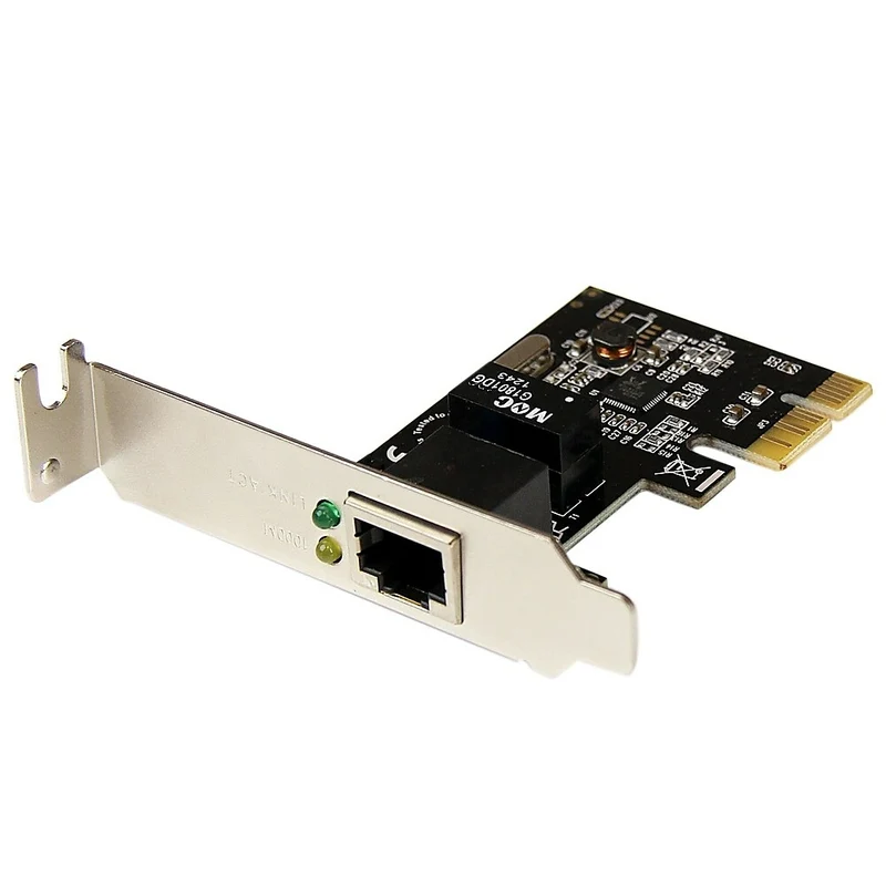 StarTech Carte adaptateur réseau serveur NIC Gigabit PCI Express PCIe, profil bas, 1 port