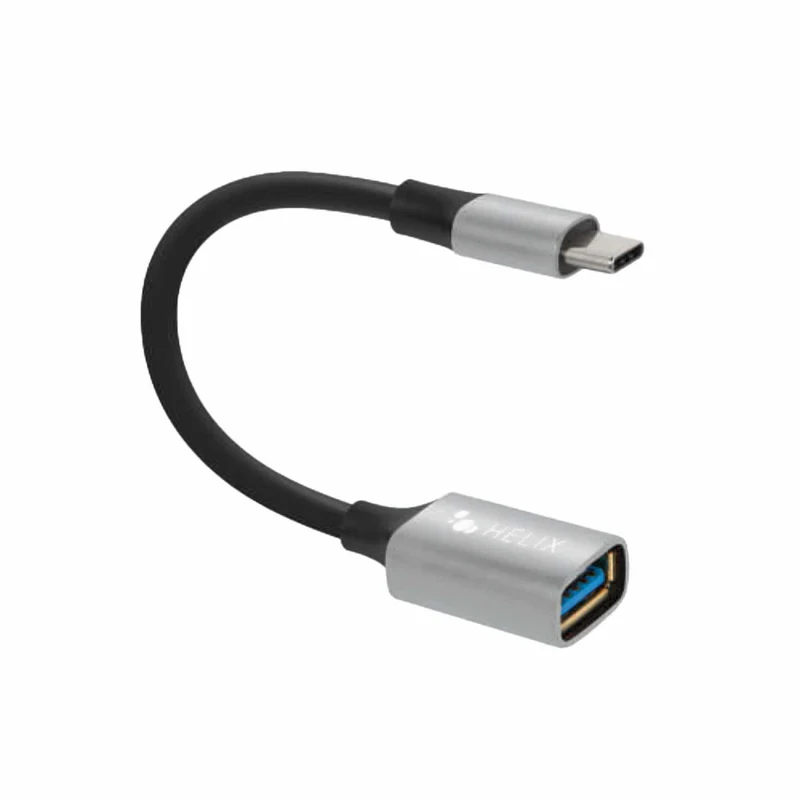 Helix USB-C to USB-A Adapter - Black