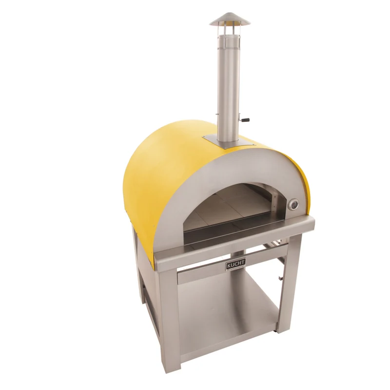 Kucht Venice Outdoor Wood‑Fired Pizza Oven - Yellow