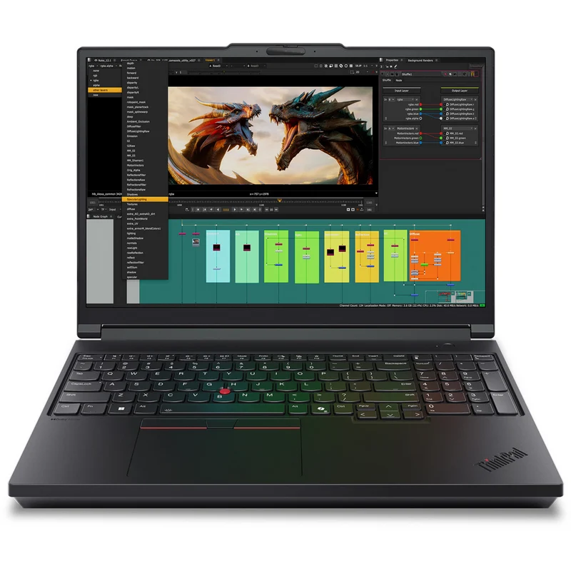 Lenovo ThinkPad P16 Gen 3 16" Laptop - Intel Ultra 9 285HX - Nvidia RTX PRO 2000 - 32 GB RAM - 1 TB SSD - Windows 11 Pro - Black