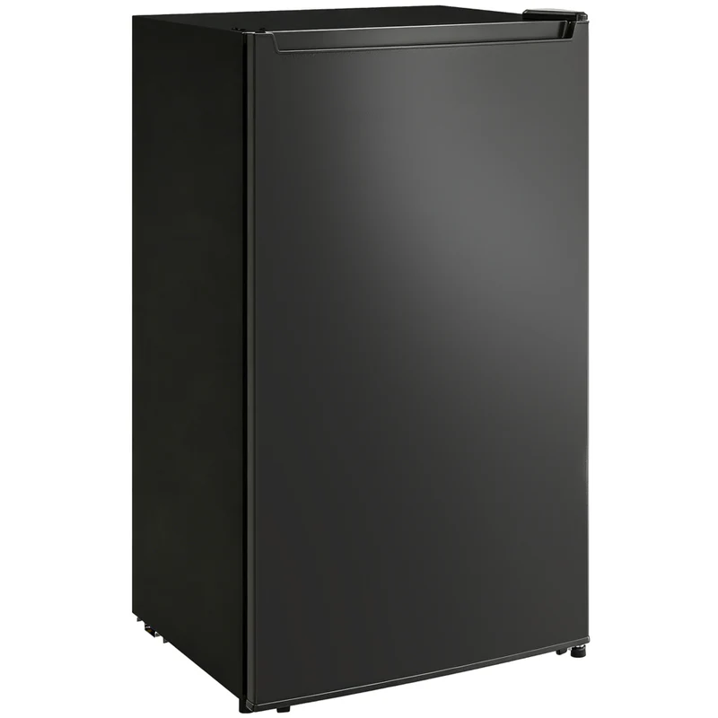 HOMCOM Compact Mini Freezer with Adjustable Temperature - 2.1 cu. ft. - Black