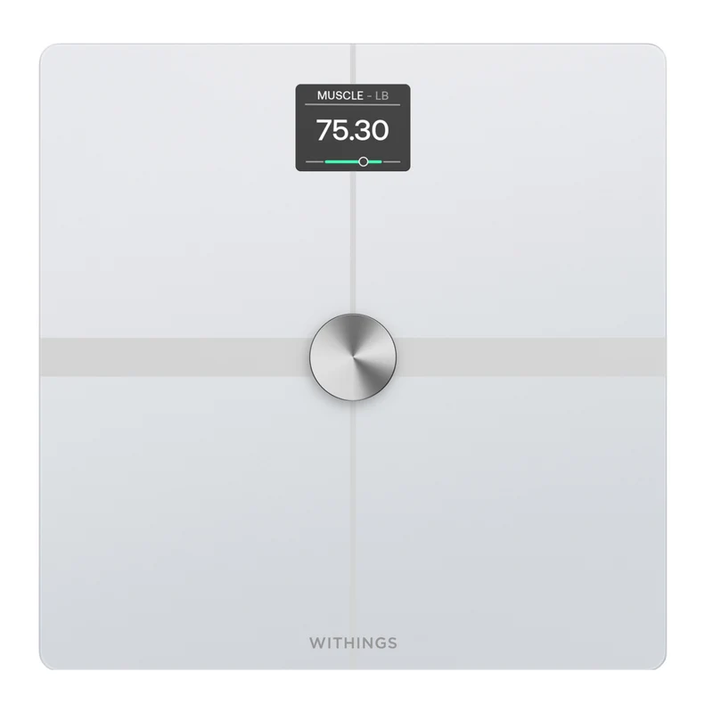Withings - Body Smart Balance Wi-Fi avec composition corporelle avancée - Blanc