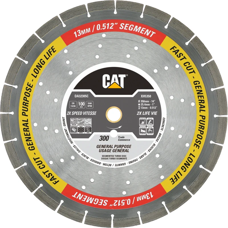 CAT 14" Segmented Rim Diamond Saw Blade