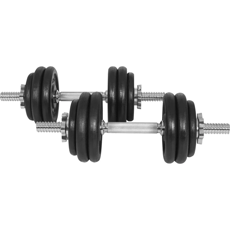 Set d'haltères courts E-Series 30 kg