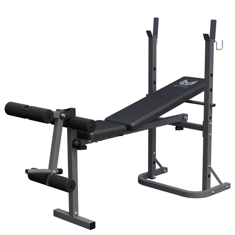 Banc de musculation avec support de barres