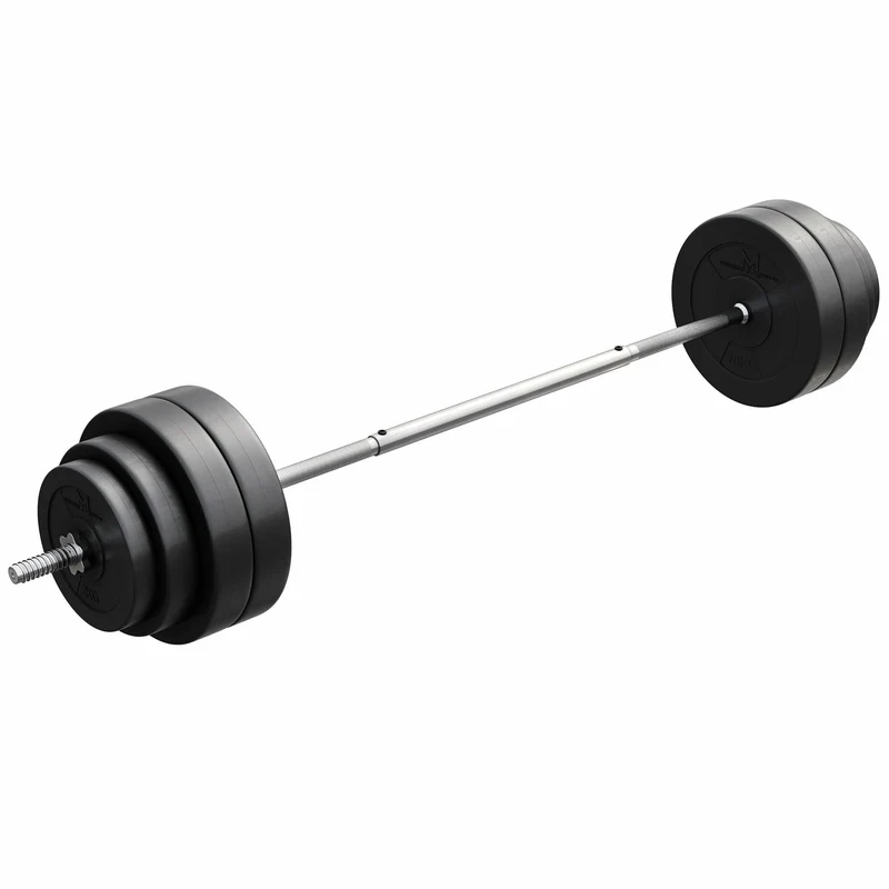 Set d'haltères longs E-Series 60 kg