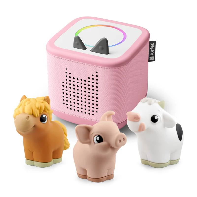 tonies Toniebox 2 Farm Play Set - Cloud Pink - English