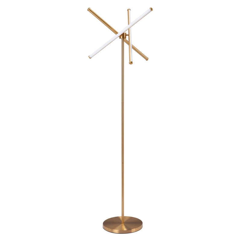 Zuo - Lampe sur pied Garza - Laiton