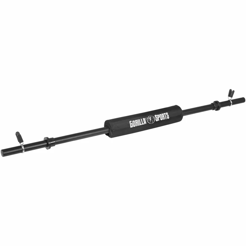 Barre longue d'aérobic 130 cm avec coussin de protection