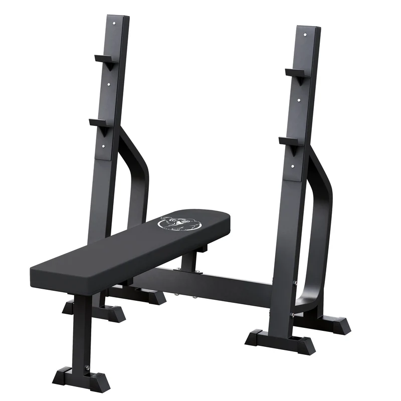 Banc de musculation avec support barres