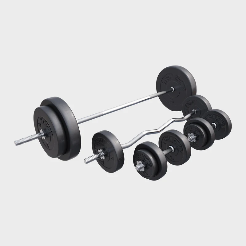 Set d'haltères en plastique de 100 kg