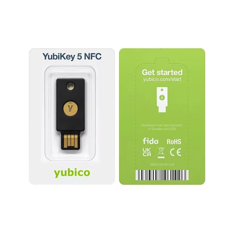 Yubico - Clé de sécurité YubiKey 5 NFC - USB-A + NFC - Noir