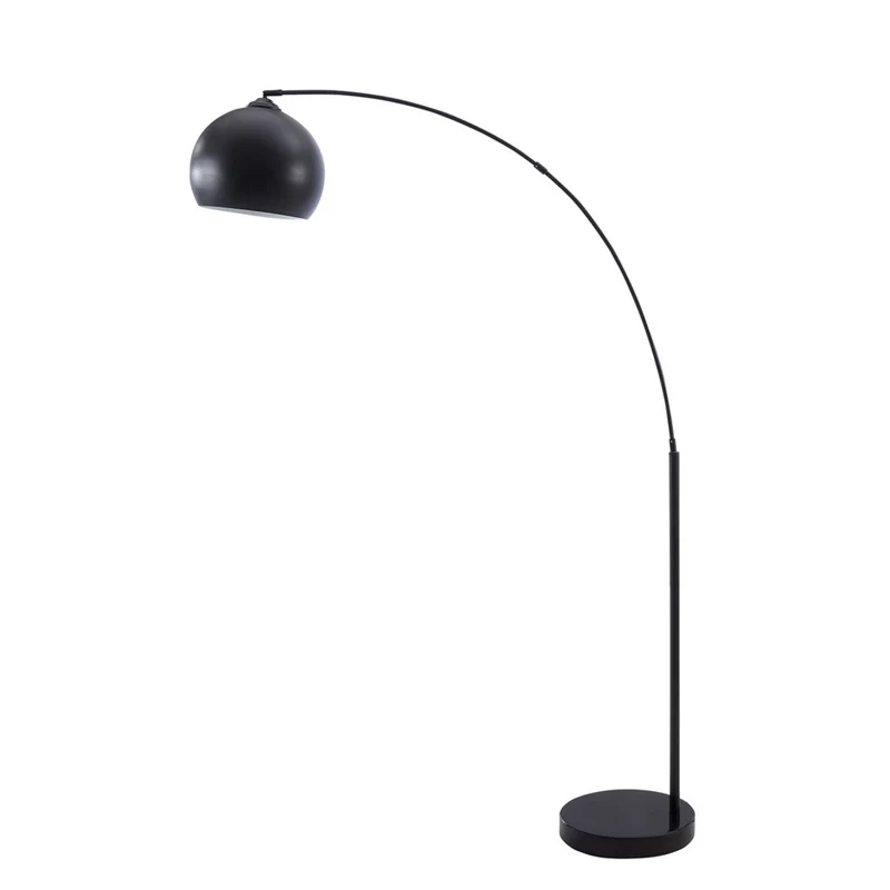 Monarch Specialties - 9634 74"H Lampadaire, Métal Noir/Contemporain